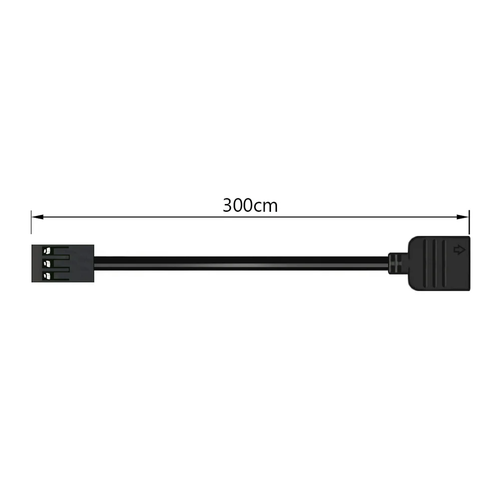 Imagem 2 de 4 do produto Cabo Adaptador Conversor VDG Para ARGB 3 Pinos 5V Sync 30cm