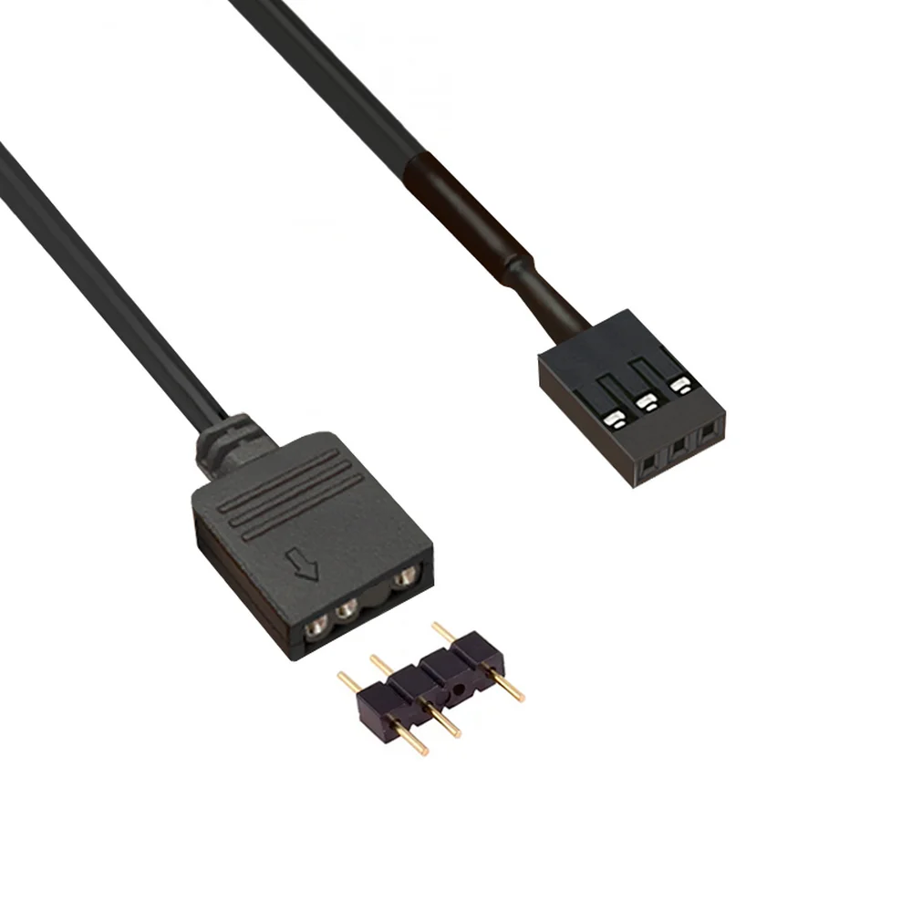 Imagem 3 de 4 do produto Cabo Adaptador Conversor VDG Para ARGB 3 Pinos 5V Sync 30cm