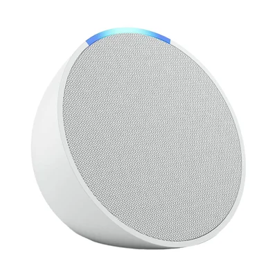 Caixa De Som Amazon Echo Pop Alexa, Bluetooth, Branco