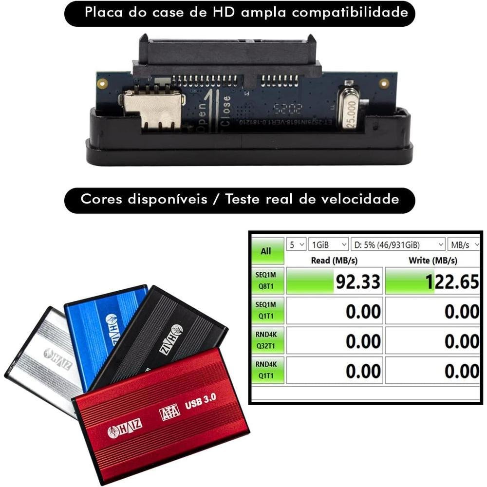 Case Knup Kp-Hd001, Para HD Externo SATA 2.5", USB 2.0 Case Knup Kp-Hd001, Para HD Externo SATA 2.5", USB 2.0