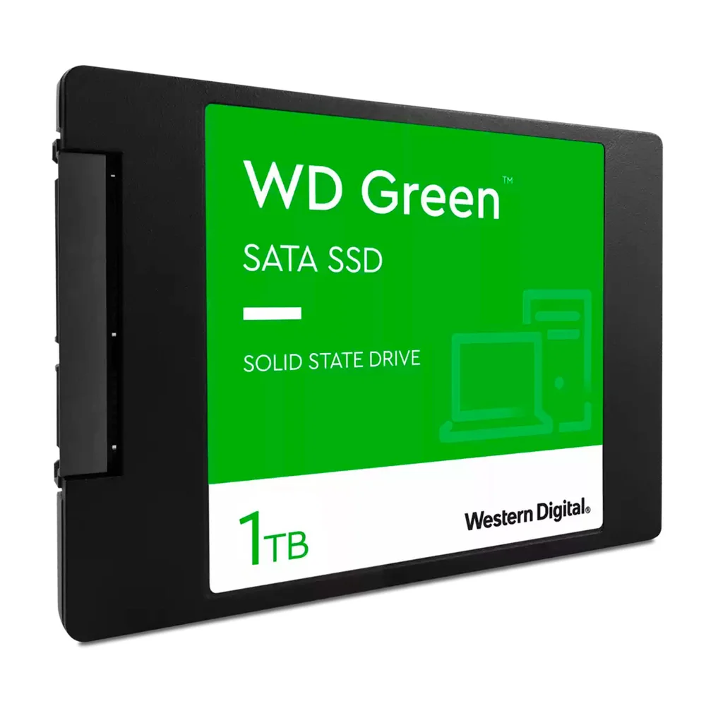 Imagem 3 de 3 do produto SSD 1tb WD Green, Sata Iii 6 Gb/s, Leitura 545mb/s - Wds100t3g0a