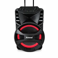 Caixa De Som Amvox Aca 880 Vegas, 880w RMS, Led, Bluetooth, 1 Woofer de 15", Bivolt