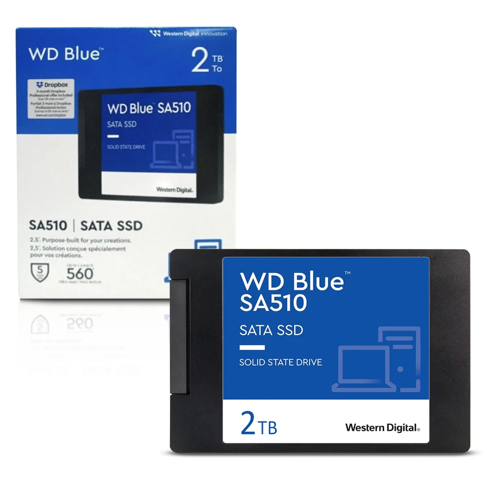SSD Western Digital 2TB 25 Sata 3 KaBuM