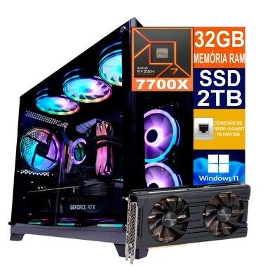 PC Gamer AMD Ryzen 7 7700x 32GB Memória RAM KaBuM