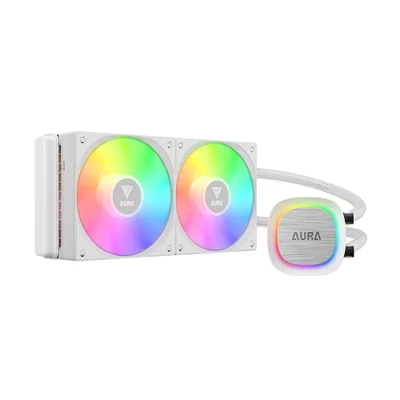 Water Cooler Gamdias Aura Gl 240 V2 Wh, ARGB, 240mm, Amd, Intel, Branco