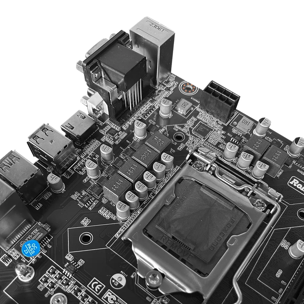 Placa Mãe Brx, Intel Lga1151 3.0, Lan 32GB, Sata 6GBps, Chipset H310 6
