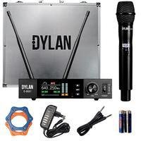 Microfone Sem Fio Dylan D9501, Uhf Digital, Dinâmico, Cardioide Profissional