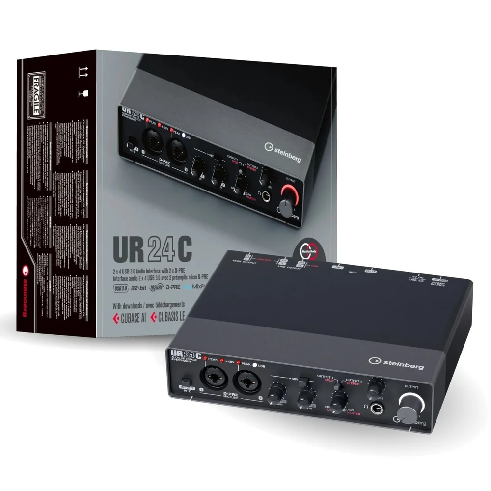 Interface De Áudio Yamaha Steinberg Ur24c KaBuM