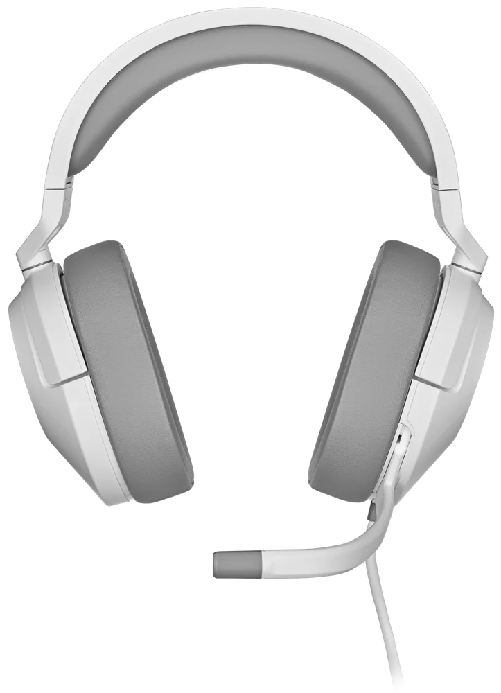 Imagem 1 de 4 do produto Headset Gamer Corsair Hs55, Com Fio, Estéreo, Branco - Ca-9011261-na