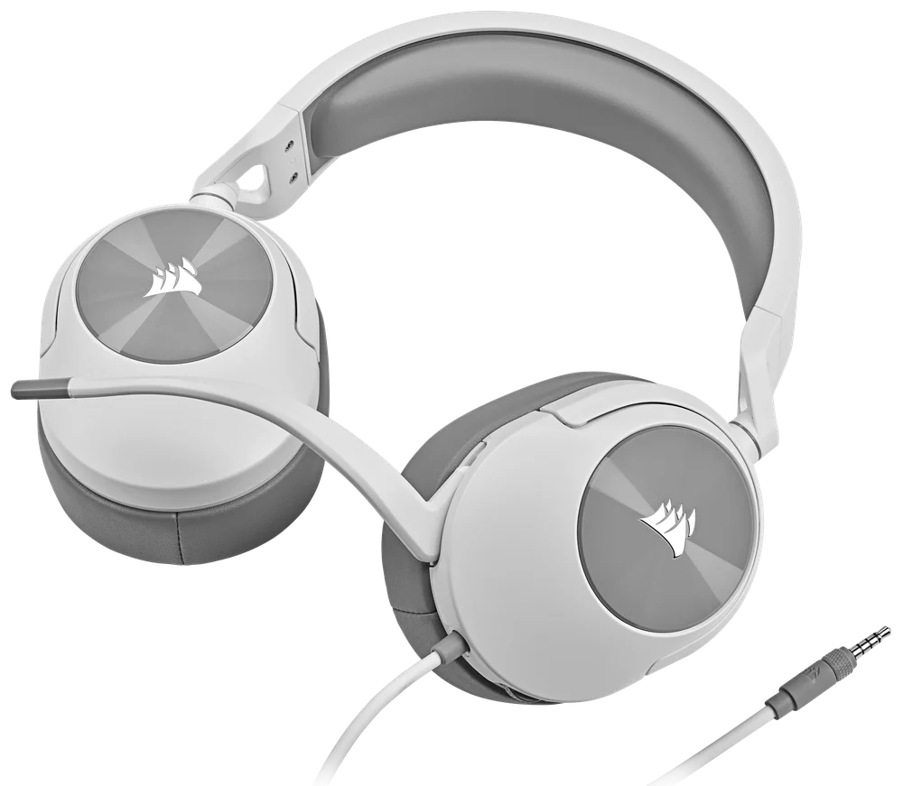 Imagem 3 de 4 do produto Headset Gamer Corsair Hs55, Com Fio, Estéreo, Branco - Ca-9011261-na