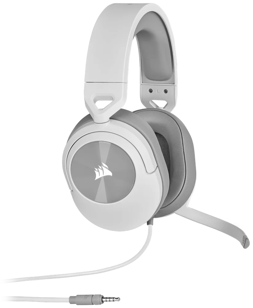 Imagem 4 de 4 do produto Headset Gamer Corsair Hs55, Com Fio, Estéreo, Branco - Ca-9011261-na