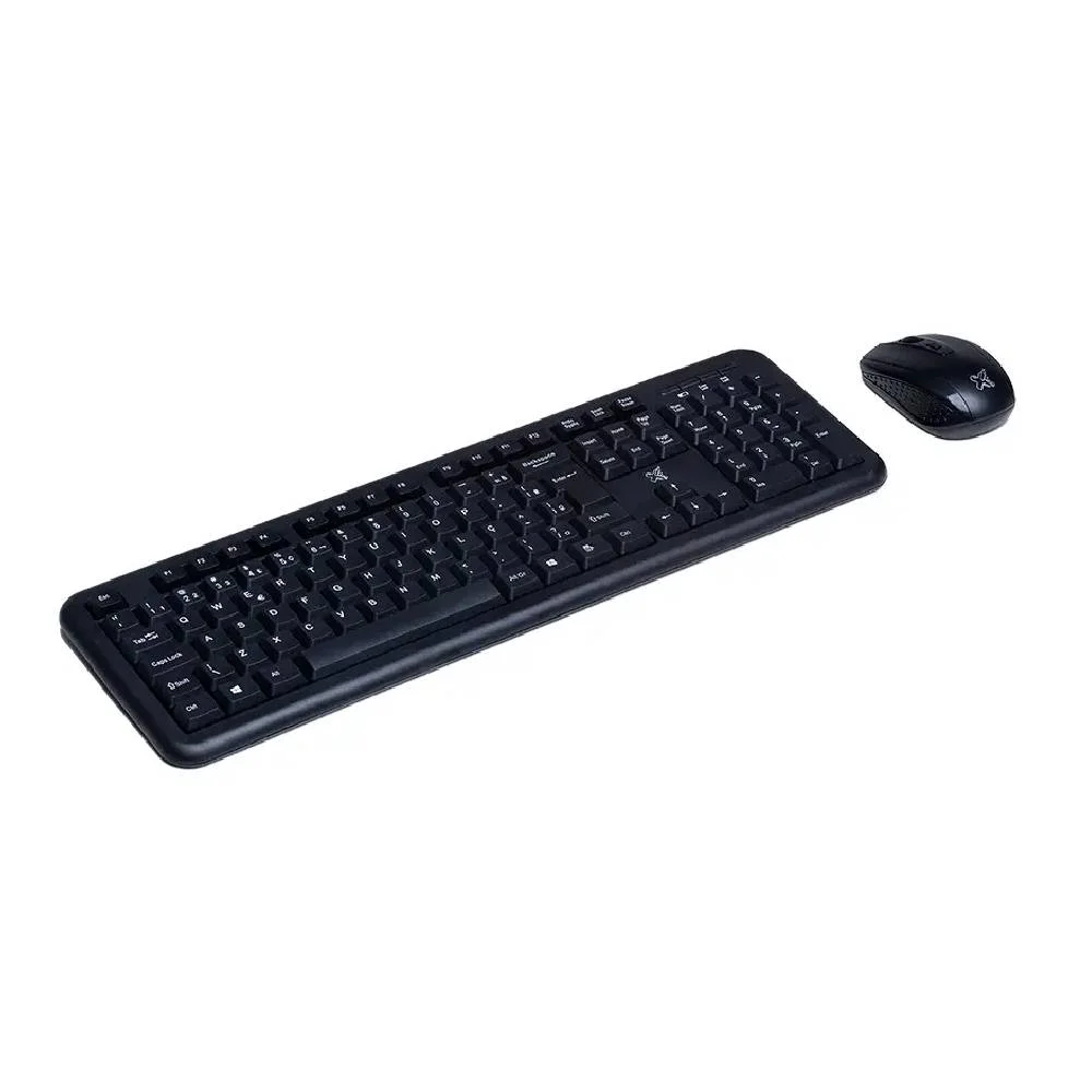 Imagem 2 de 5 do produto Teclado + Mouse Sem Fio Exagon Maxprint, Abnt2, 1200 Dpi, Preto