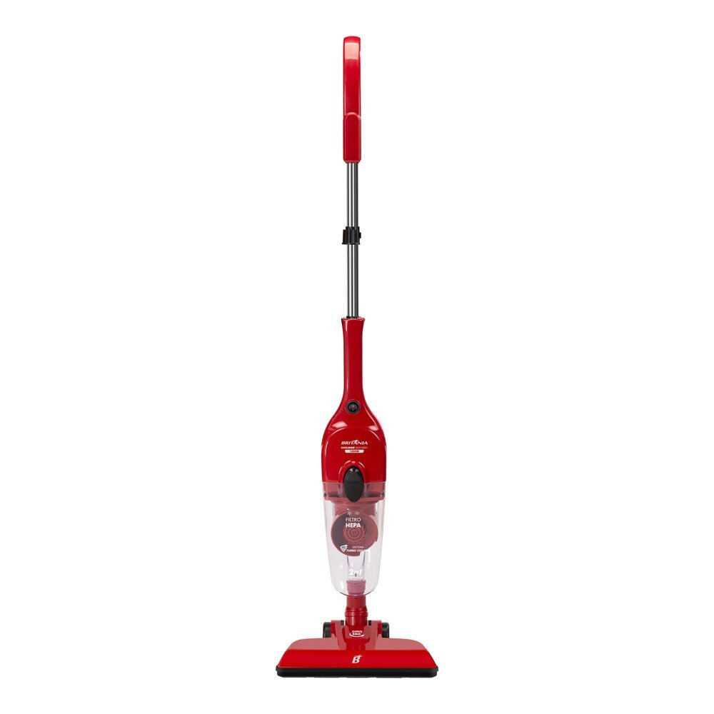Aspirador De Pó Vertical Britânia Ciclone 2 Em 1, 1400W, 220V, Vermelho - Bas1500v