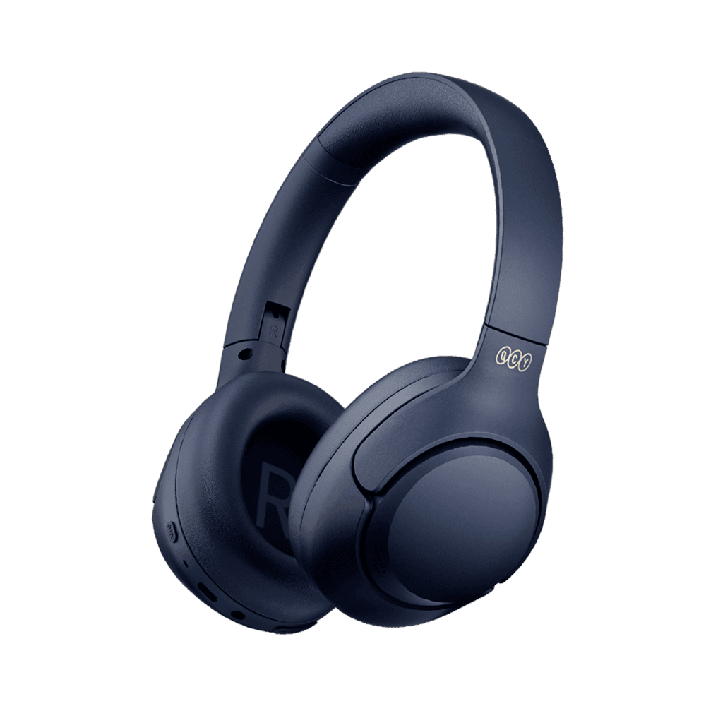 Imagem 1 de 5 do produto Headset Sem Fio Qcy H3 Anc Adaptativo Multiponto Bluetooth Tws 5.3 + Cabo P2  60h - Azul