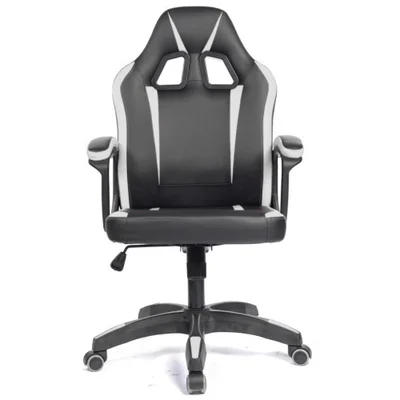 Cadeira Gamer Fortt Lípsia, Até 120KG, Reclinável, Preto e Branco -  Cgf002-b