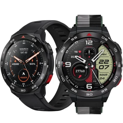 Smartwatch Mibro GS Pro, Tela De 1.43 Polegadas, GPS, À Prova D'água, Sensor de Luz, Sensor de Frequência Cardíaca