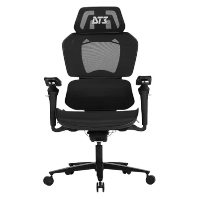 Cadeira Office Dt3 Chrono 14180-4, Dourado, Braço 5d, Pistao Classe 4, Suporta Ate Ajuste De Altura, Ergonomico