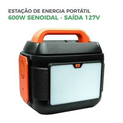 Fonte De Energia Elétrica Portátil Green, 127V, 600w, Senoidal — foto 2