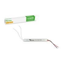 Fonte Ultra Slim Driver Green, Para Fita Led 12v, 2a, 24w, Bivolt