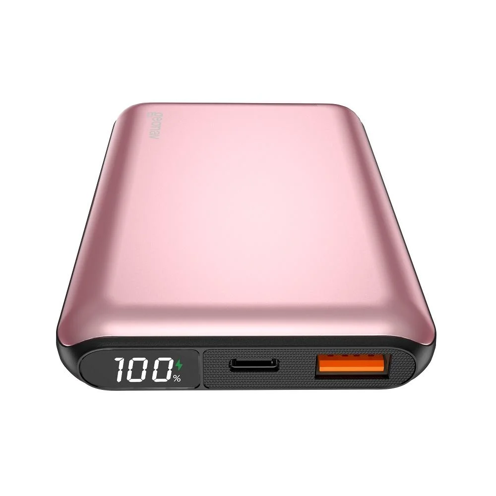 Imagem 2 de 5 do produto Carregador Usb Portatil 10000mah, Rosa Dourado, Pb10k20wrg