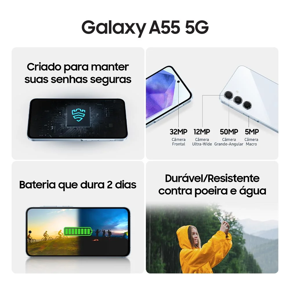 Celular Samsung Galaxy A55 5g KaBuM