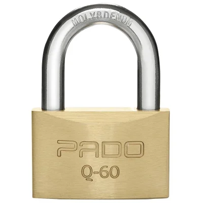 Cadeado De Latão 60mm Chave Tetra - Pado
