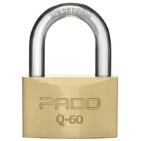 Cadeado De Latão 60mm Chave Tetra - Pado