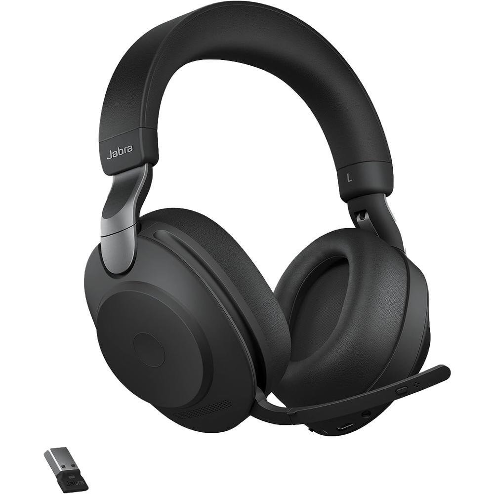 Jabra Evolve2 85 MS Black （充電スタンド付） Fone De Ouvido Jabra Evolve2 85 Ms KaBuM