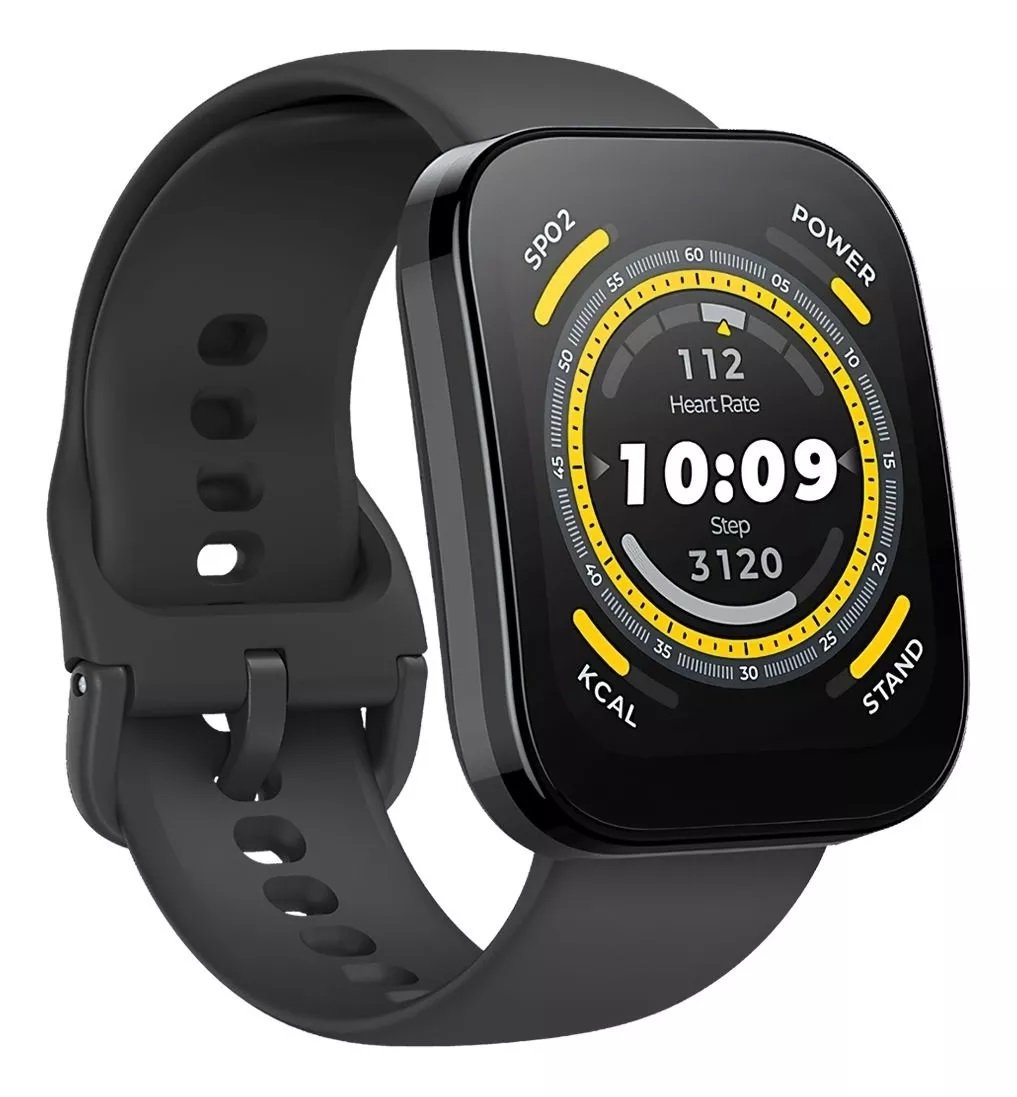 Smartwatch Amazfit Bip 5 Sport, Tela De 1.91", Caixa 45.9mm De Plástico, Multiira Preta, Chamadas Bluetooth