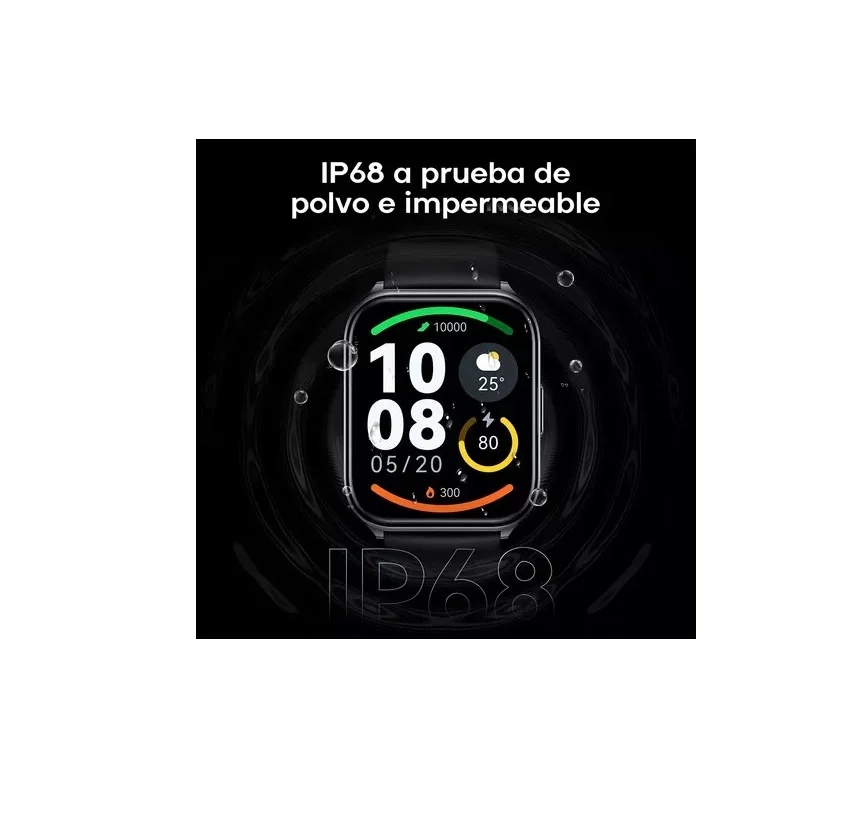 Imagem 4 de 5 do produto Smartwatch Haylou Watch 2 Pro De 1,85", Com Chamadas Bluetooth, Para Android Ios, Azul Escuro