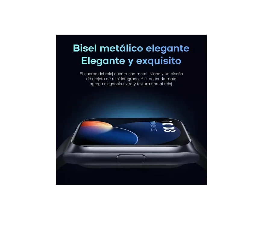 Imagem 5 de 5 do produto Smartwatch Haylou Watch 2 Pro De 1,85", Com Chamadas Bluetooth, Para Android Ios, Azul Escuro