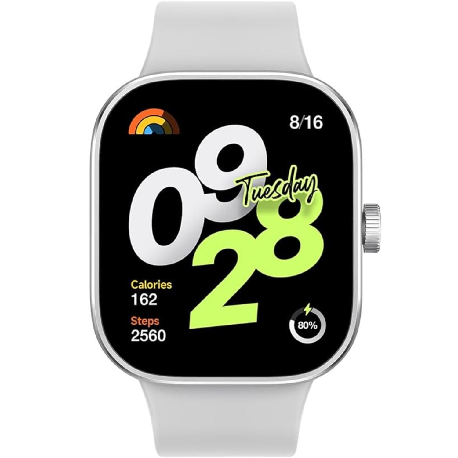 Smartwatch Redmi Watch, 4 Versão Global, Cinza Prateado, Lançamento 2024