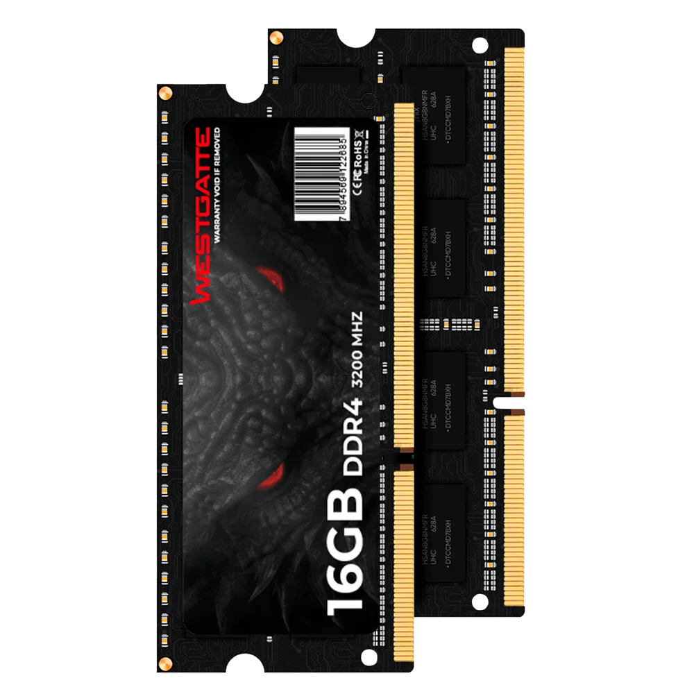 Imagem 2 de 4 do produto Memória Ram Westgatte, 16GB, 3200Mhz DDR4, Para Notebook