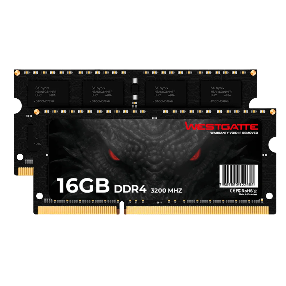 Imagem 3 de 4 do produto Memória Ram Westgatte, 16GB, 3200Mhz DDR4, Para Notebook