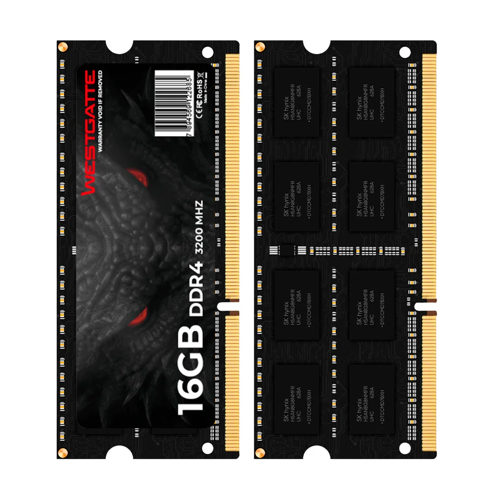 Imagem 4 de 4 do produto Memória Ram Westgatte, 16GB, 3200Mhz DDR4, Para Notebook