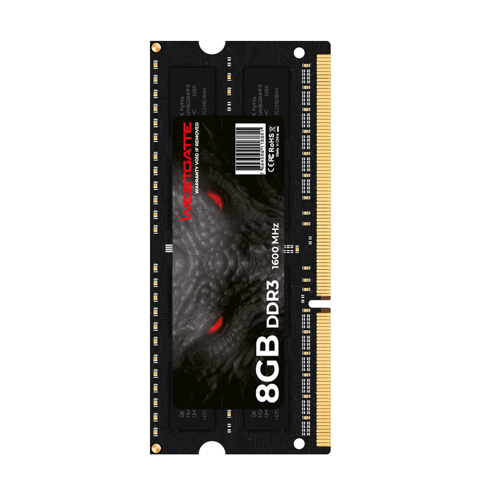 Memoria Ram Notebook Westgatte, 8GB, 1600Mhz, DDR3 Memoria Ram Notebook Westgatte, 8GB, 1600Mhz, DDR3