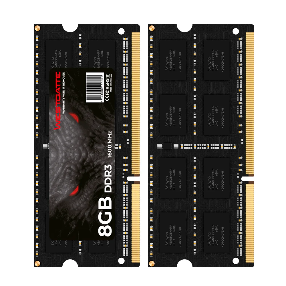 Memoria Ram Notebook Westgatte, 8GB, 1600Mhz, DDR3 Memoria Ram Notebook Westgatte, 8GB, 1600Mhz, DDR3