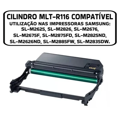 Cilindro Compativel Samsung D116 M2825 M2875 M2885 Mlt-r116