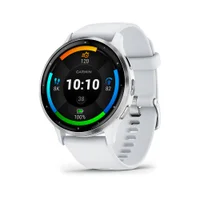 Smartwatch Garmin Venu 3 Music, 45mm, GPS, Tela 1.4", Bluetooth, Assistente de Voz, Branco