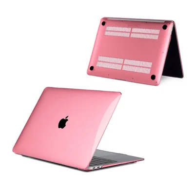 Capa Logo Recortado Macbook Pro 16.2 M3 2023 (a2991) Cor:rosa