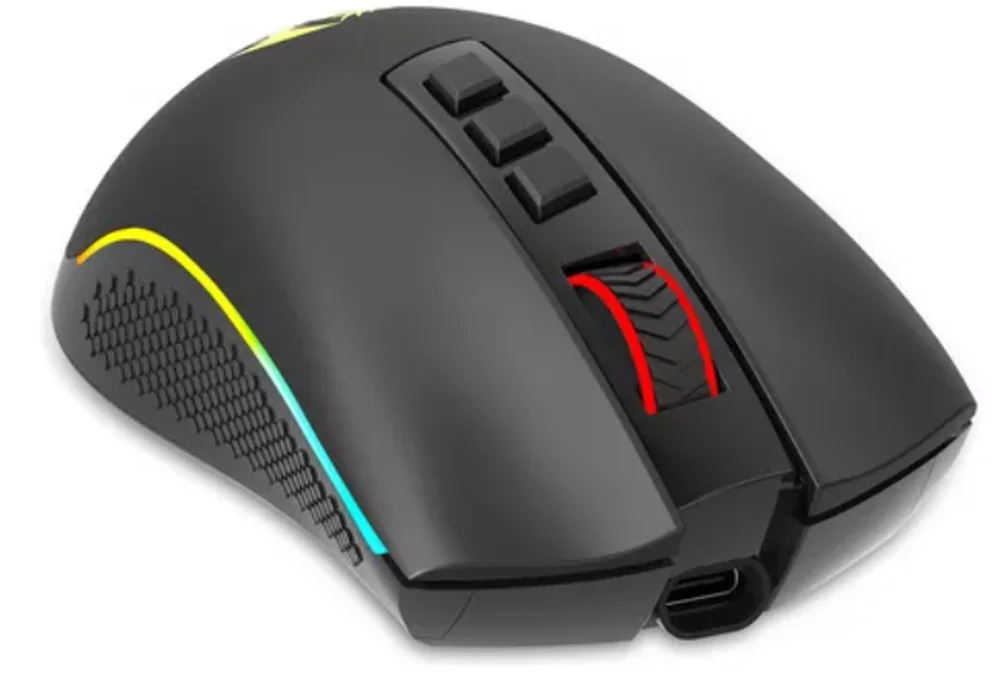 Imagem 4 de 5 do produto Mouse Gamer Redragon M711 Cobra, Sem Fio, Pro RGB, 16000 Dpi, Preto
