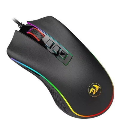 Mouse Gamer Redragon Cobra Chroma M711, Com Fio, RGB, 10000 Dpi,  Preto