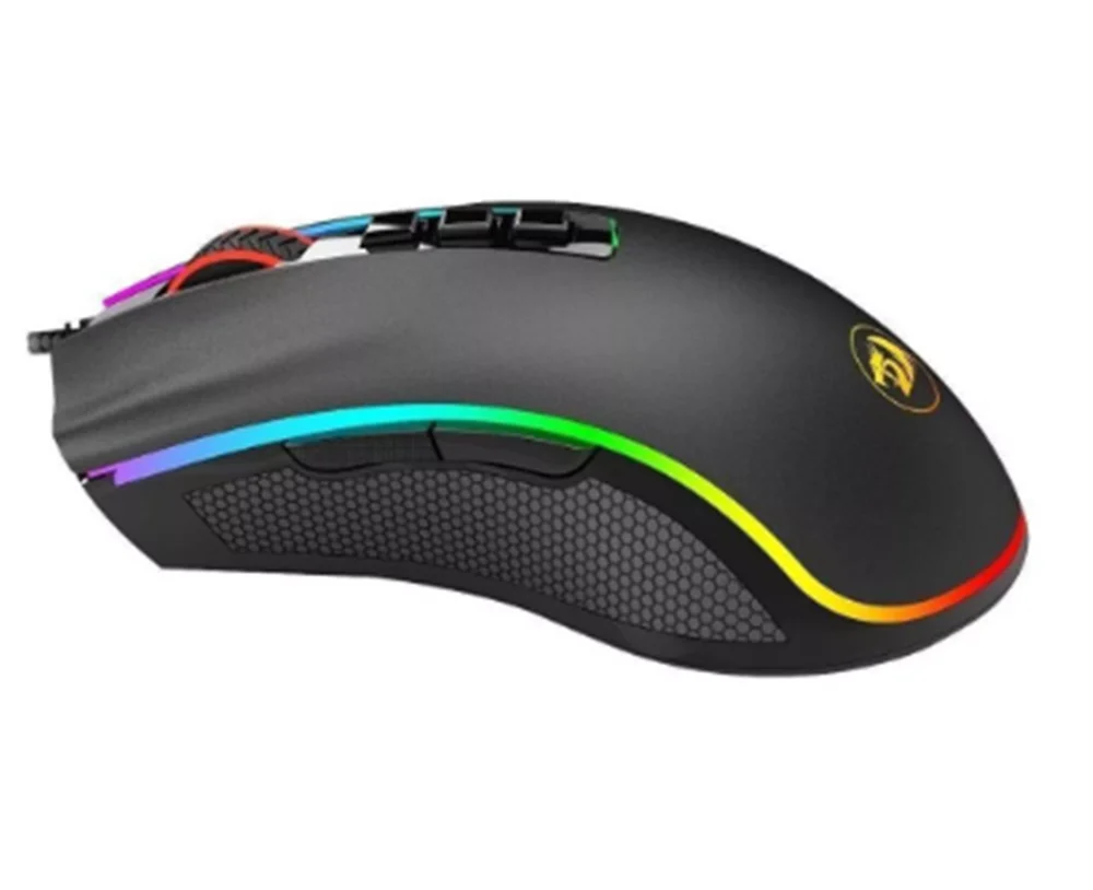 Imagem 2 de 4 do produto Mouse Gamer Redragon Cobra Chroma M711, Com Fio, RGB, 10000 Dpi,  Preto