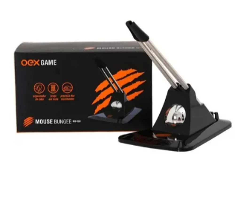 Imagem 2 de 4 do produto Suporte Para Cabo Mouse Gamer, Bungee Stick, Preto