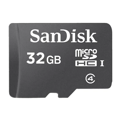 Cartão De Memória Sandisk, 32GB, Micro Sd Classe C4, Preto
