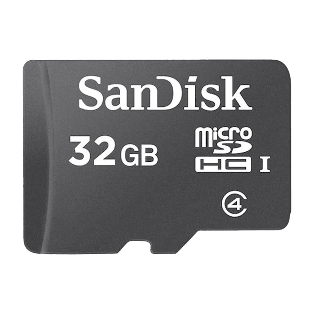 Cartão De Memória Sandisk, 32GB, Micro Sd Classe C4, Preto Cartão De Memória Sandisk, 32GB, Micro Sd Classe C4, Preto