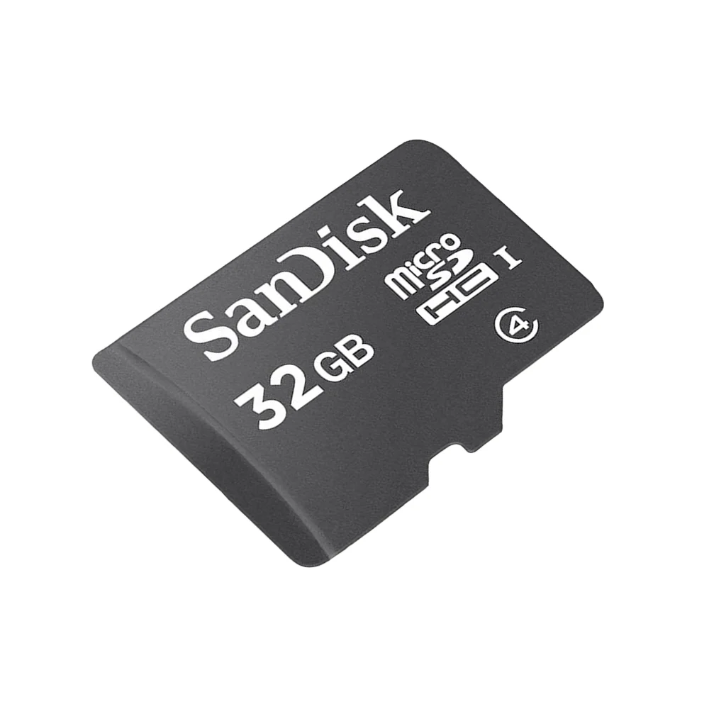 Cartão De Memória Sandisk, 32GB, Micro Sd Classe C4, Preto Cartão De Memória Sandisk, 32GB, Micro Sd Classe C4, Preto