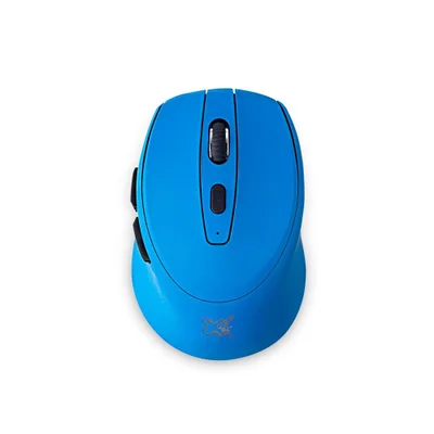 Mouse Maxprint Oriente, Sem Fio, 1600DPI, 6 Botões, Azul - 60000110