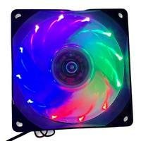 Cooler 80mm Liketec, Wind Rainbow - Lf-80mm-wind-2024 2