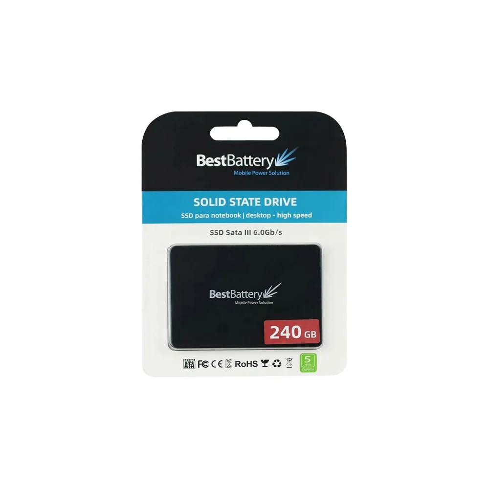 Imagem 3 de 5 do produto SSD Bestbattery 240GB, Sata 3- 700s3w5